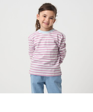 マルチボーダー ロングスリーブ Tシャツ / キッズ 100cm-160cm