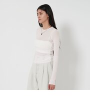＜H＞コットン ワイドリブ ロングスリーブ