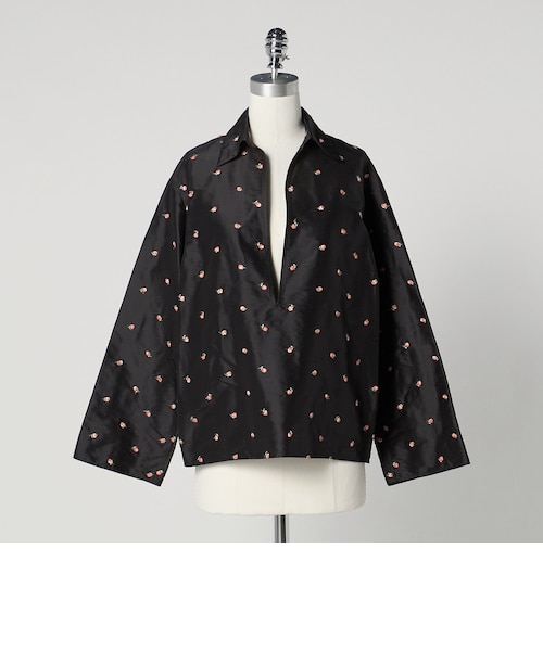 LOEFF＞ローズ タフタ スキッパー シャツ｜ユナイテッドアローズ