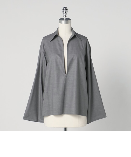 ＜LOEFF＞W TORO スキッパー シャツ