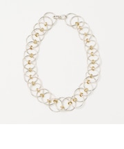 ＜PREEK＞YU-KIN RING OVERLAP NECKLACE/ネックレス