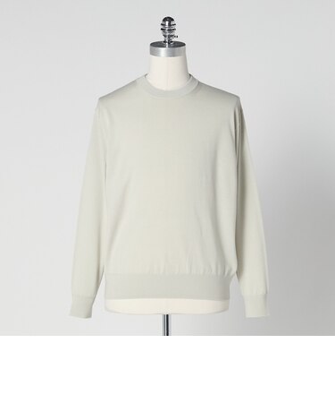 ＜LOEFF＞16ゲージ  クルーネック ニット MEN’S