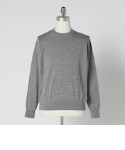 ＜LOEFF＞16ゲージ  クルーネック ニット MEN’S