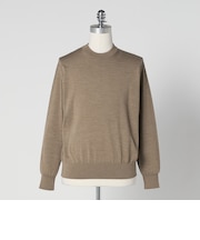 ＜LOEFF＞16ゲージ  クルーネック ニット MEN’S