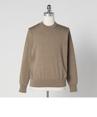 ＜LOEFF＞16ゲージ  クルーネック ニット MEN’S