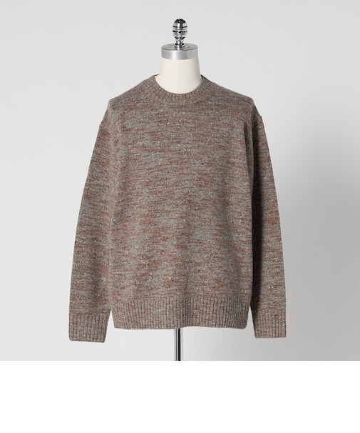 ＜LOEFF＞カラーネップ ニット プルオーバー UNISEX