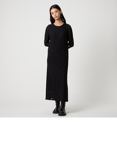 ＜EMMEL REFINES＞EM レース ロング ワンピース