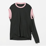 ＜6(ROKU)＞ARPHABET Tシャツ -R-