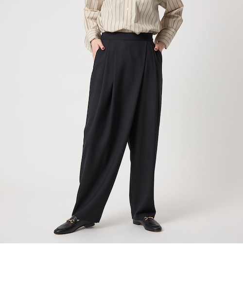 【美品】contéアシンメトリータックパンツ38サイズ conte＞アシンメトリー タックパンツ｜ユナイテッドアローズ