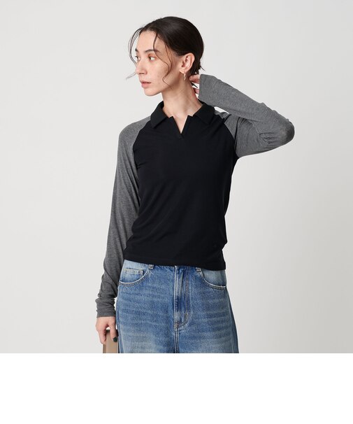 <Girls Department Club>BI RINGER ロングスリーブTシャツ