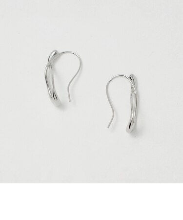 ツイスト フープ ピアス