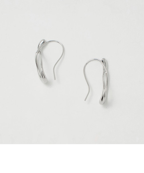 ツイスト フープ ピアス