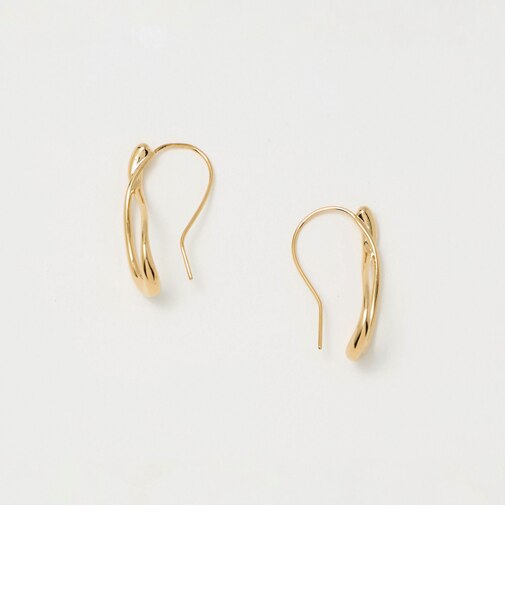 ツイスト フープ ピアス
