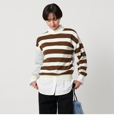 【別注】<SLOANE>マルチボーダー ニット