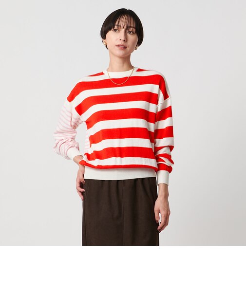 【別注】<SLOANE>マルチボーダー ニット