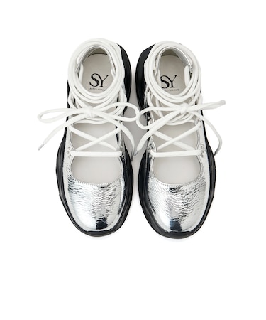 ＜SY＞レースアップ フラット50●↑