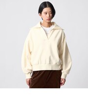＜CITEN＞スキッパーボリュームスリーブスウェット