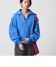 ＜CITEN＞スキッパーボリュームスリーブスウェット