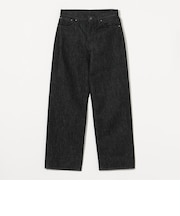 ＜ASTRAET＞13オンス REGULAR ブラックデニムパンツ UNISEX