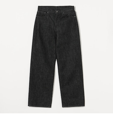 ＜ASTRAET＞13オンス REGULAR ブラックデニムパンツ UNISEX