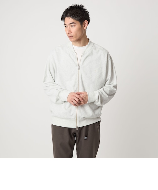 【別注】＜Champion＞スウェット ジップ リブ ブルゾン