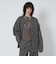＜ASTRAET＞コーティング ノーカラー ジップブルゾン UNISEX