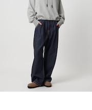 <ASTRAET>1タック バルーン デニムパンツ