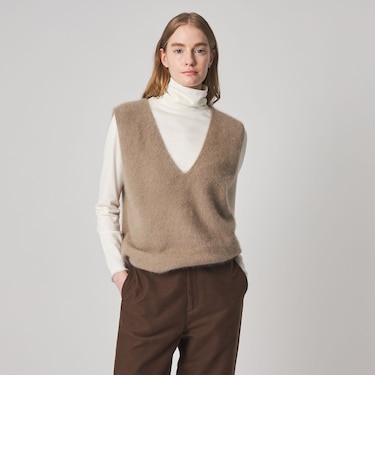 ＜Steven Alan＞オーストラリアンウール ミックス ニットベスト