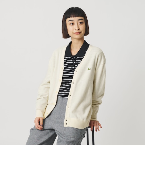 【別注】＜LACOSTE＞ロングスリーブニットカーディガン
