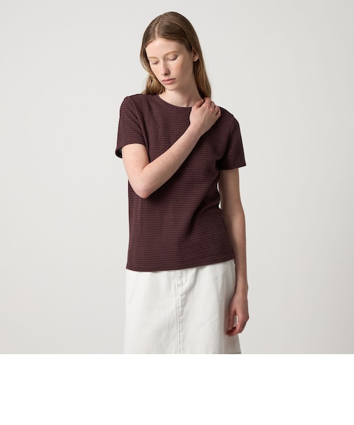 ＜Steven Alan＞ウェイビー ジャージー ショートスリーブ Tシャツ