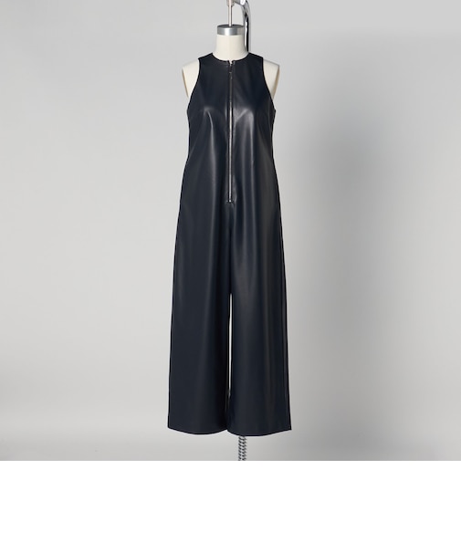 <TABAYA United Arrows>レザーライク オールインワン