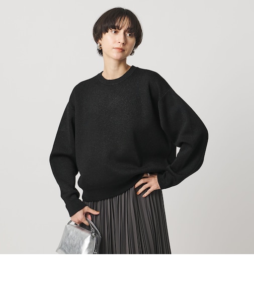 ラメ ニット スウェット ‐ウォッシャブル‐