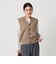 ウールカシミヤブレンド アクア ニットベスト