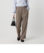 【Wardrobe DAILY MINIMAL】ダブルクロス テーパードパンツ ウォッシャブル