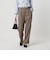 【Wardrobe DAILY MINIMAL】ダブルクロス テーパードパンツ ウォッシャブル