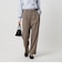 【Wardrobe DAILY MINIMAL】ダブルクロス テーパードパンツ ウォッシャブル