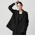 【Wardrobe DAILY MINIMAL】ウールライク メランジダブルジャケット ウォッシャブル