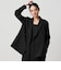 【Wardrobe DAILY MINIMAL】ウールライク メランジダブルジャケット ウォッシャブル