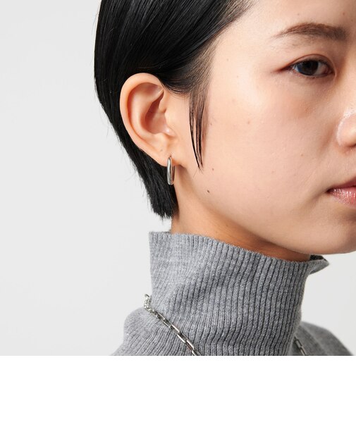 ＜CITEN＞ステンレスミドルフープピアス