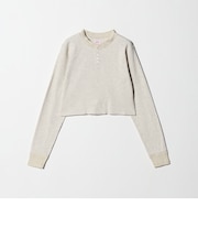【別注】＜FAITH MILLS for 6＞THERMAL HENRY PULLOVER TOP/トップス