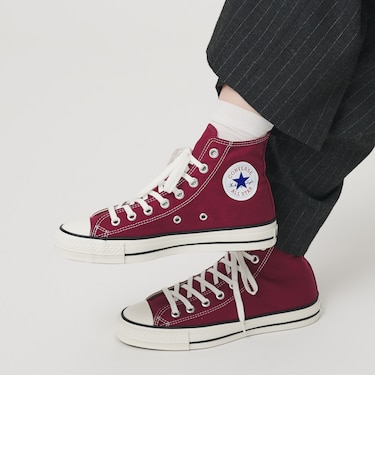 <CONVERSE>ALL STAR HI MADE IN JAPAN ワイン/スニーカー