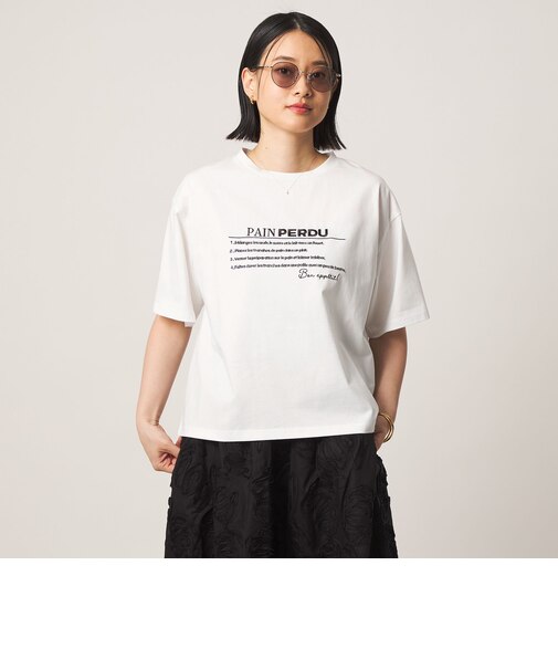 シルケット天竺 エンブロイダリー Tシャツ ‐UVカット・接触冷感‐<A DAY IN THE LIFE>