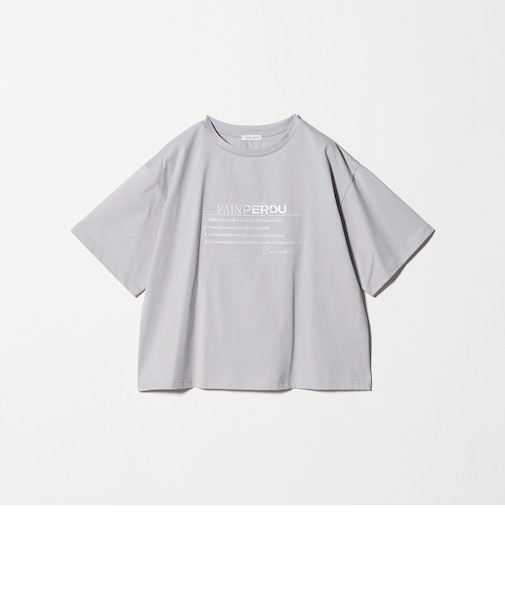 シルケット天竺 エンブロイダリー Tシャツ ‐UVカット・接触冷感‐＜A DAY IN THE LIFE＞