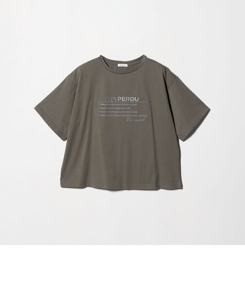 シルケット天竺 エンブロイダリー Tシャツ ‐UVカット・接触冷感‐<A DAY IN THE LIFE>