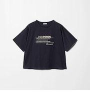 シルケット天竺 エンブロイダリー Tシャツ ‐UVカット・接触冷感‐<A DAY IN THE LIFE>