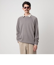 ＜Steven Alan＞ W/NY スムース ラグランスリーブ クルーネック ニット
