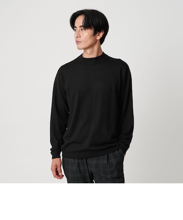 コットン カシミヤ ブレンド ジャケット ネック Tシャツ