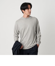 コットン カシミヤ ブレンド ジャケット ネック Tシャツ