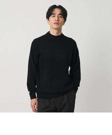 ウールカシミヤブレンド モックネック ニット