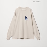 <KAPTAIN SUNSHINE>Los Angeles Dodgers LOGO WEST COAST LONG-SLEEVE/カットソー